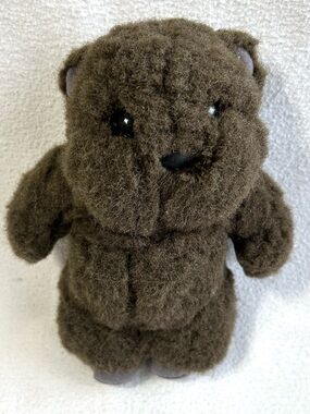 Vintage Disney Star Wars Paploo Ewok 8” Brown Stuffed Plush Disneyland